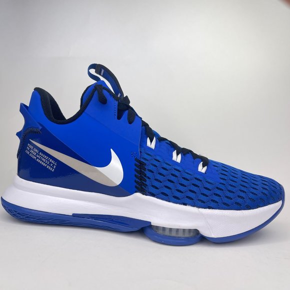 Nike Men\'s LeBron Witness 5 Game Royal Blue Basketball Shoes Size 10 CQ9380-400 main image 6